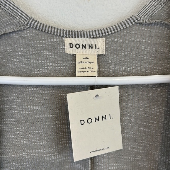 NWT DONNI Ribbed Sandwash Cardigan - Picture 10 of 12